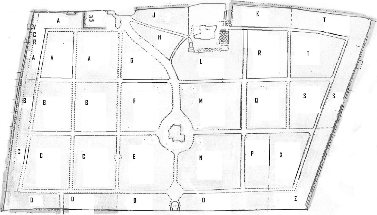 Hale Cemetery Map