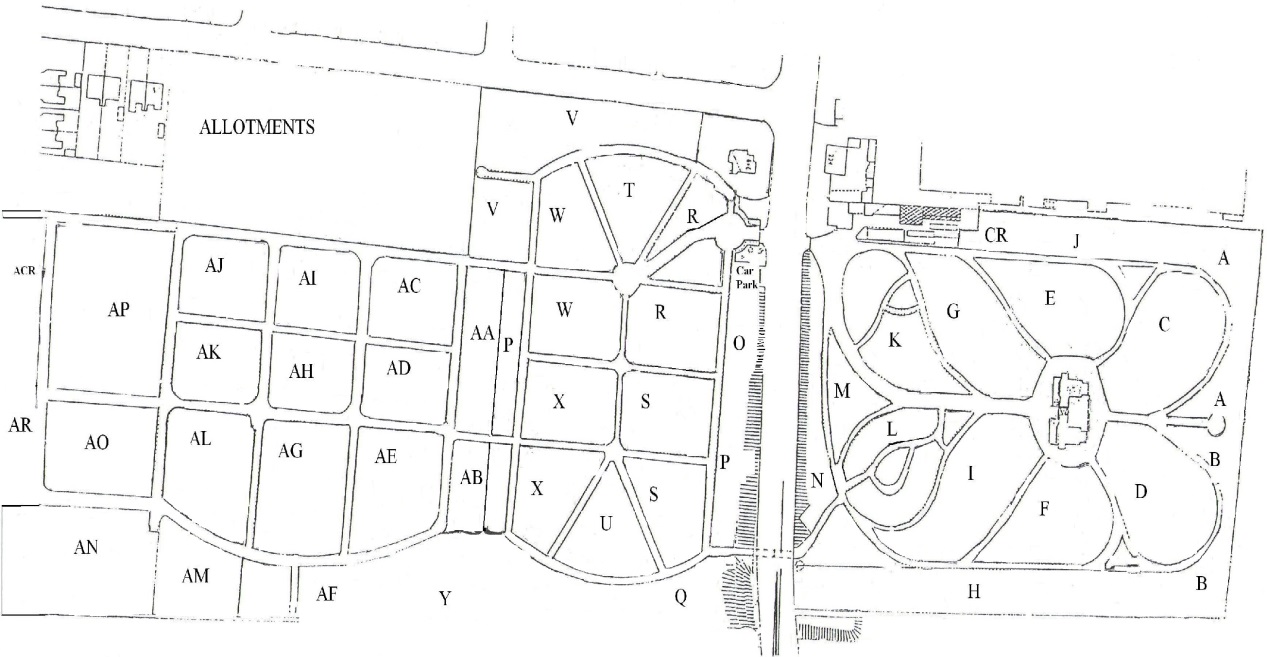 Sale Cemetery Map