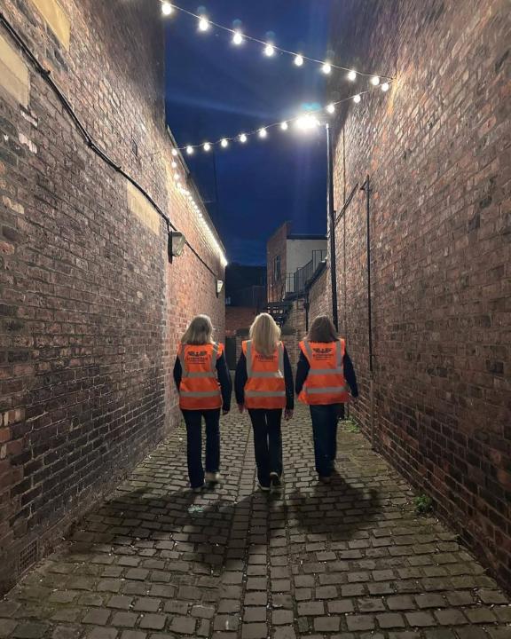 Altrincham Street Angels, three volunteers
