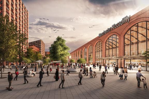 Manchester Piccadilly Station CGI