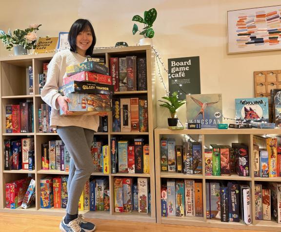 Jo Wozencraft of Urmston Books and Board Games