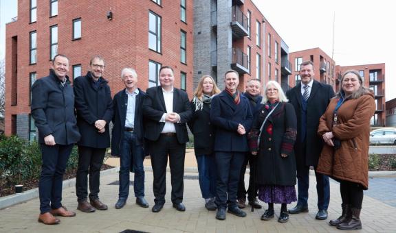 opening of 80 new homes in Warwick Road South