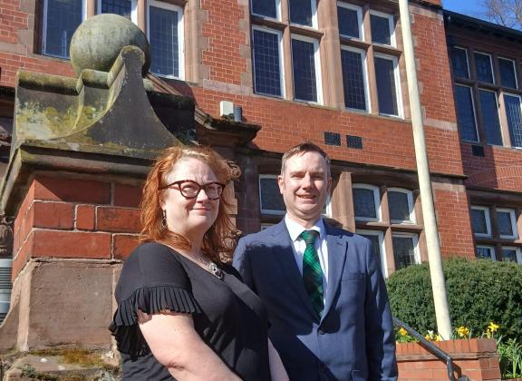 Jo Cushing and Tom Ross