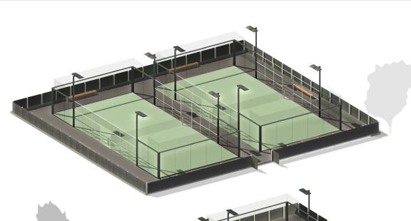 Padel courts