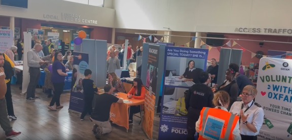 volunteers attending the 2025 volunteer fair