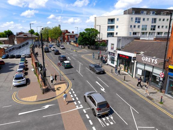 Sale town centre improvement 3