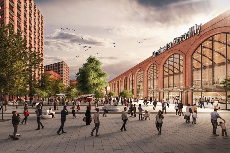 Manchester Piccadilly Station CGI