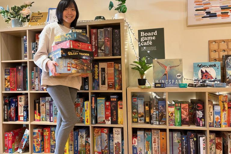 Jo Wozencraft of Urmston Books and Board Games