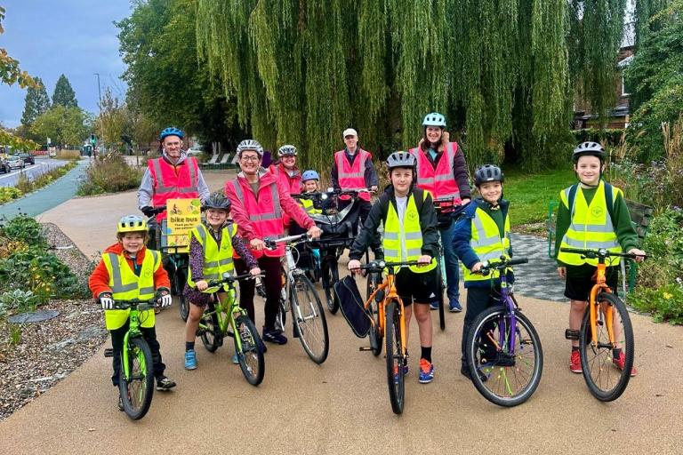 Stretford Bike Bus 1
